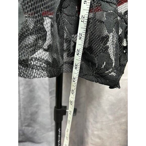 Miken Juniors' Tie-Shoulder Ruffle-Hem Cover-up Dress, Black, L - Picture 6 of 6